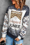 Black Leopard Junkie Crew Neck Sweatshirt